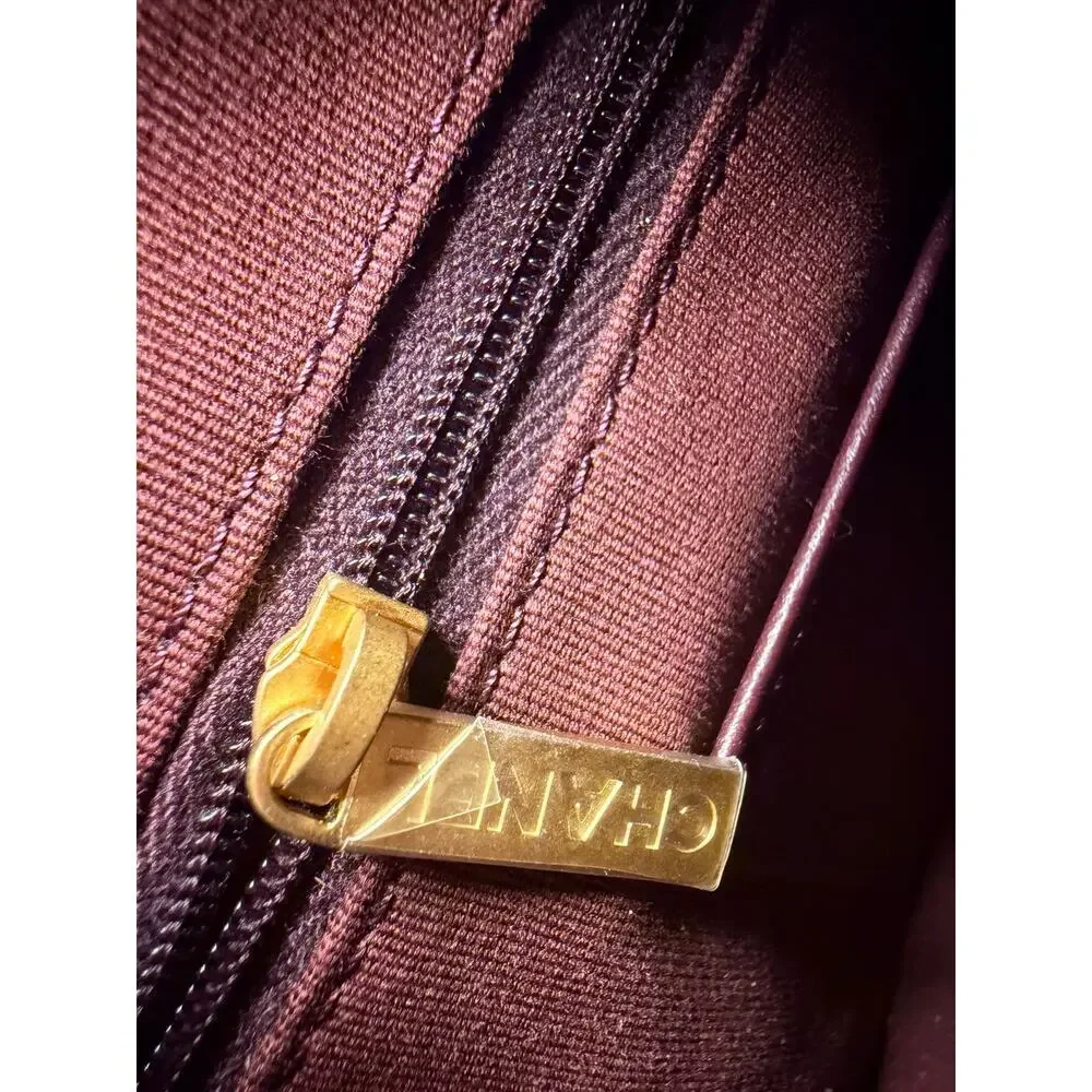 Chanel Small Camera Case in Burgundy